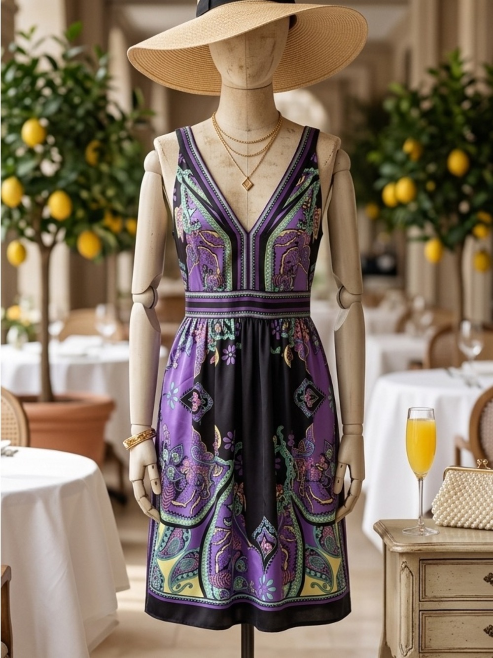 Stunning Y2K-era cocktail dress
